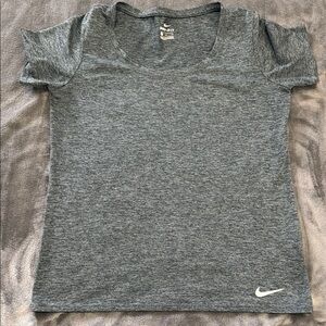 Nike Women's Heather Gray Short Sleeve Tee